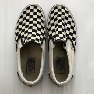 Black and White Checkered Vans